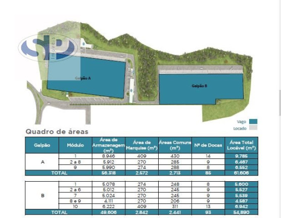 Imagem Imóvel Comercial para Alugar, 11.824 m² em Parque Sao Vicente - Mauá