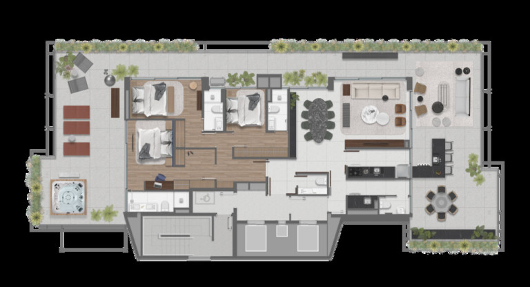 Imagem Apartamento com 2 Quartos à Venda, 123 m² em Itaim Bibi - São Paulo