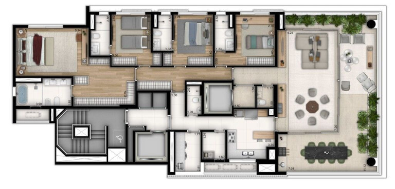 Imagem Cobertura com 4 Quartos à Venda, 427 m² em Moema - São Paulo