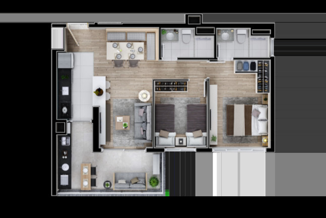 Imagem Apartamento com 2 Quartos à Venda, 66 m² em Paraíso - São Paulo Imagem Apartamento com 2 Quartos à Venda, 66 m² em Paraíso - São Paulo