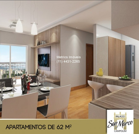 Imagem Imóvel com 2 Quartos à Venda, 61 m² em Parque Campolim - Sorocaba