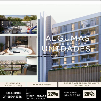 Apartamento com 3 Quartos à Venda, 70 m² em Aterrado - Volta Redonda