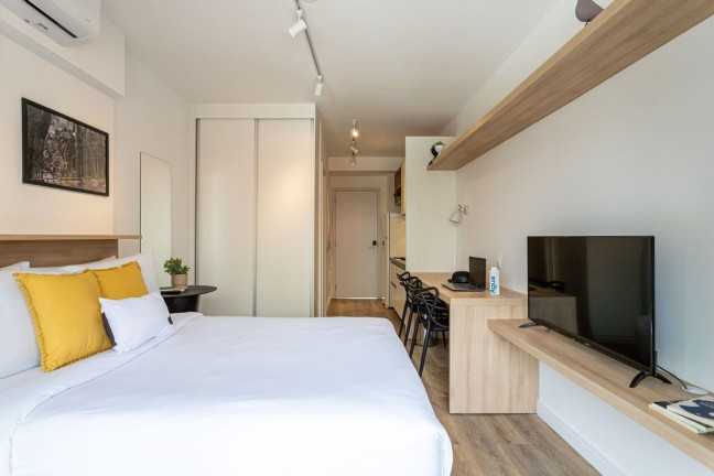 Imagem Apartamento com 1 Quarto para Alugar, 28 m² em Consolação - São Paulo