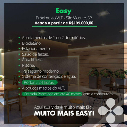 Imagem Imóvel com 2 Quartos à Venda, 38 m² em Catiapoã - São Vicente Imagem Imóvel com 2 Quartos à Venda, 38 m² em Catiapoã - São Vicente