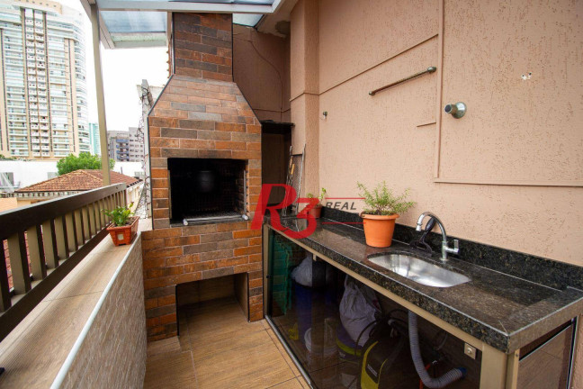 Imagem Cobertura com 3 Quartos à Venda, 124 m² em Embaré - Santos