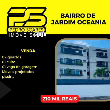 Apartamento com 2 Quartos à Venda, 62 m² em Jardim Oceania - João Pessoa