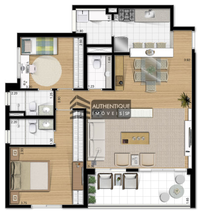 Imagem Apartamento com 2 Quartos à Venda, 91 m² em Vila Lusitânia - São Bernardo Do Campo Imagem Apartamento com 2 Quartos à Venda, 91 m² em Vila Lusitânia - São Bernardo Do Campo