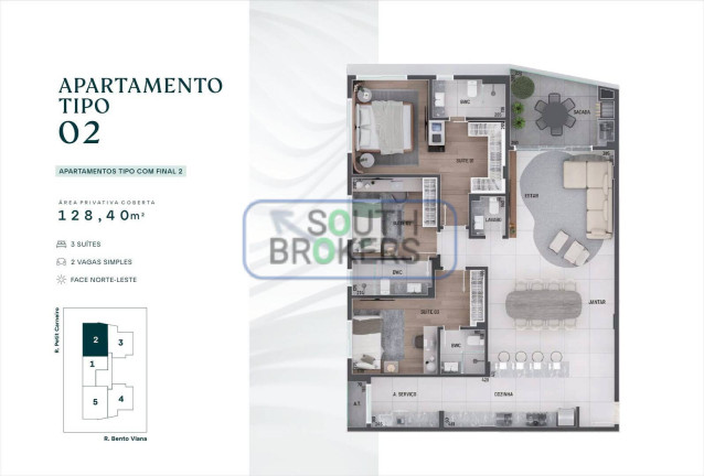 Imagem Apartamento com 4 Quartos à Venda, 85 m² em água Verde - Curitiba Imagem Apartamento com 4 Quartos à Venda, 85 m² em água Verde - Curitiba