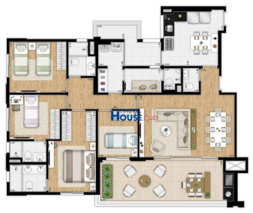 Imagem Apartamento com 4 Quartos à Venda, 157 m² em Jardim Das Perdizes - São Paulo