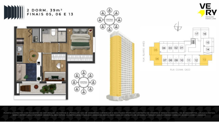 Imagem Apartamento com 2 Quartos à Venda, 39 m² em Pinheiros - São Paulo