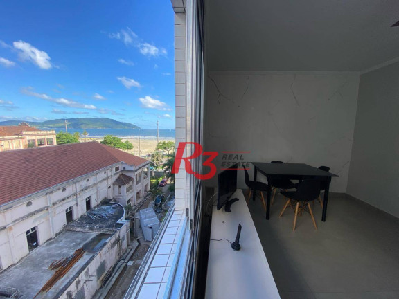 Imagem Apartamento com 1 Quarto para Alugar, 45 m² em Gonzaga - Santos