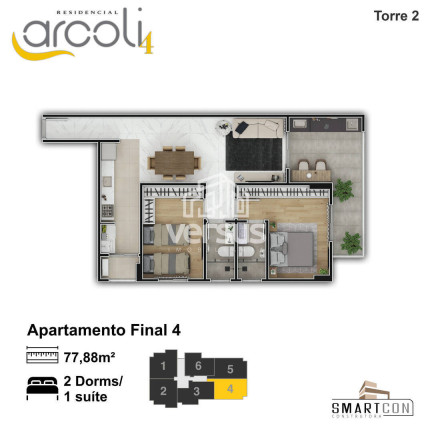 Imagem Apartamento com 2 Quartos à Venda, 67 m² em Vila Mirim - Praia Grande Imagem Apartamento com 2 Quartos à Venda, 67 m² em Vila Mirim - Praia Grande