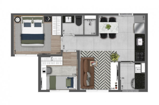 Imagem Imóvel com 2 Quartos à Venda, 38 m² em Freguesia Do ó - São Paulo