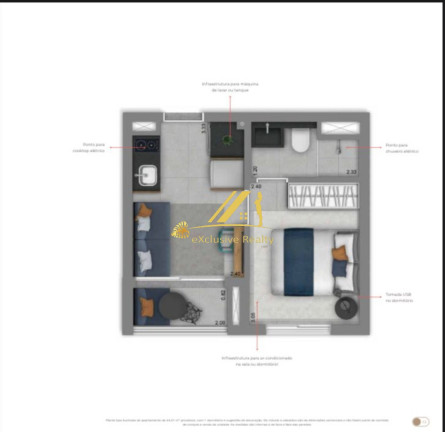 Imagem Imóvel com 1 Quarto à Venda, 24 m² em Vila Nova Conceição - São Paulo Imagem Imóvel com 1 Quarto à Venda, 24 m² em Vila Nova Conceição - São Paulo