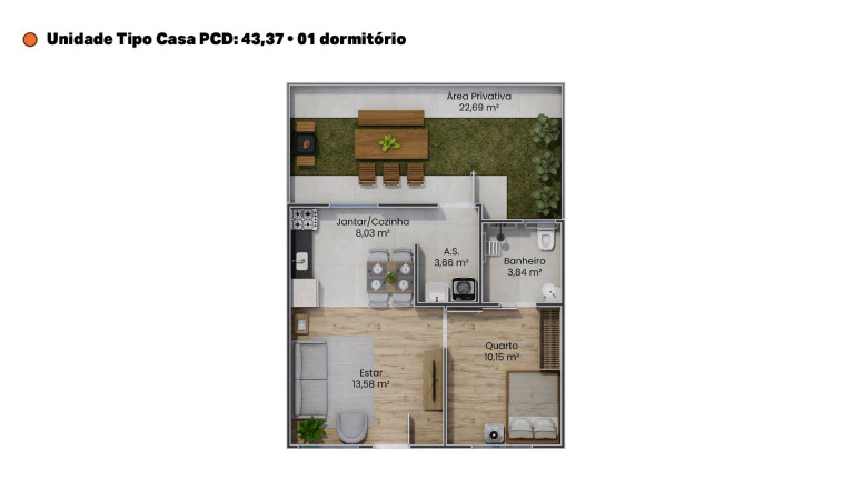Imagem Apartamento com 2 Quartos à Venda, em Jardim Santa Esmeralda - Hortolândia Imagem Apartamento com 2 Quartos à Venda, em Jardim Santa Esmeralda - Hortolândia