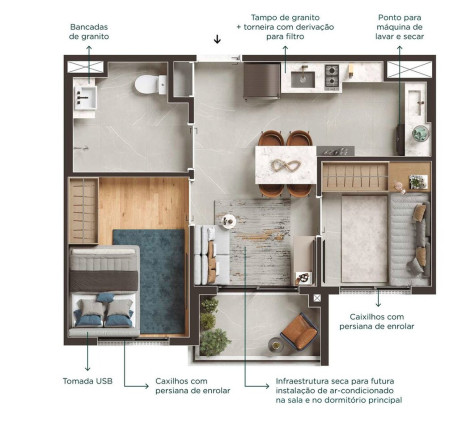 Imagem Apartamento com 2 Quartos à Venda, 40 m² em Campo Belo - São Paulo Imagem Apartamento com 2 Quartos à Venda, 40 m² em Campo Belo - São Paulo