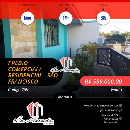 Casa com 3 Quartos à Venda, 561 m² em Manaus