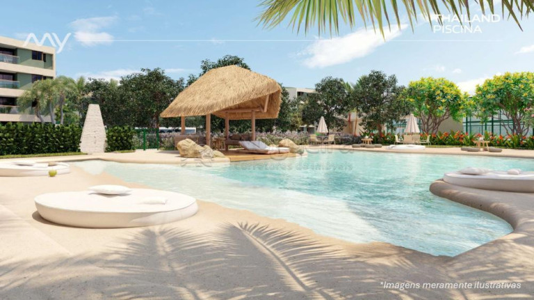 Imagem Flat com 1 Quarto à Venda, 26 m² em Praia De Muro Alto - Ipojuca
