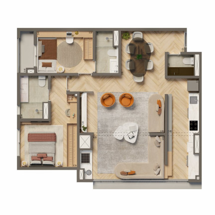 Imagem Apartamento com 2 Quartos à Venda, 74 m² em Aclimação - São Paulo Imagem Apartamento com 2 Quartos à Venda, 74 m² em Aclimação - São Paulo