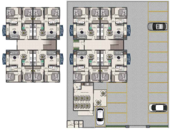 Imagem Apartamento com 2 Quartos à Venda, 58 m² em Santa Luzia - Tijucas