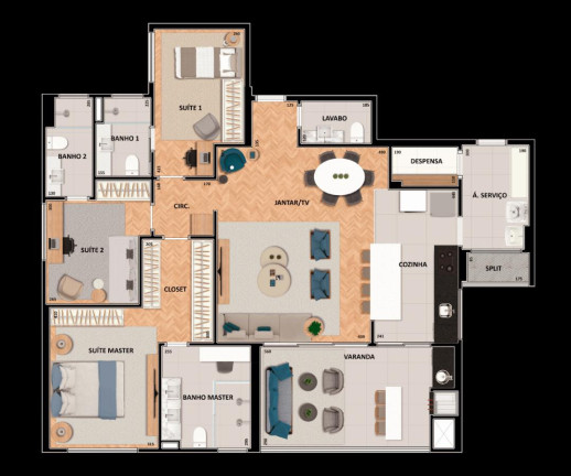 Imagem Apartamento com 3 Quartos à Venda,  em Zona 03 - Maringá