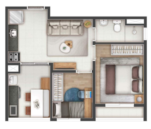 Imagem Apartamento com 1 Quarto à Venda, 28 m² em Alto Da Mooca - São Paulo Imagem Apartamento com 1 Quarto à Venda, 28 m² em Alto Da Mooca - São Paulo