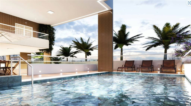 Imagem Apartamento com 1 Quarto à Venda, 48 m² em Guilhermina - Praia Grande