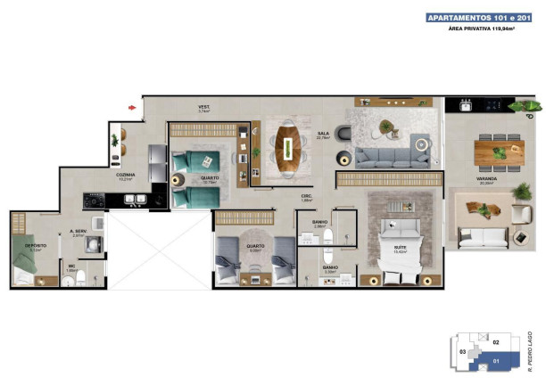 Imagem Apartamento com 3 Quartos à Venda, 173 m² em Barra Da Tijuca - Rio De Janeiro