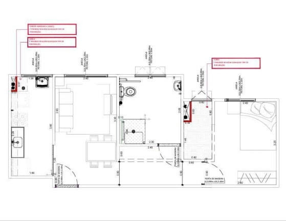 Imagem Apartamento com 1 Quarto à Venda, 42 m² em Iapi Imagem Apartamento com 1 Quarto à Venda, 42 m² em Iapi