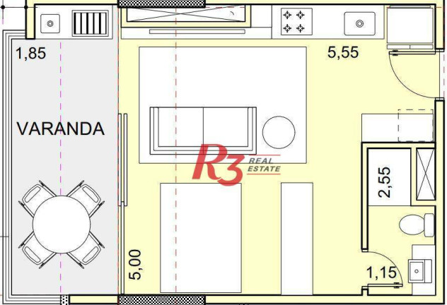 Imagem Apartamento com 2 Quartos à Venda, 68 m² em José Menino - Santos Imagem Apartamento com 2 Quartos à Venda, 68 m² em José Menino - Santos