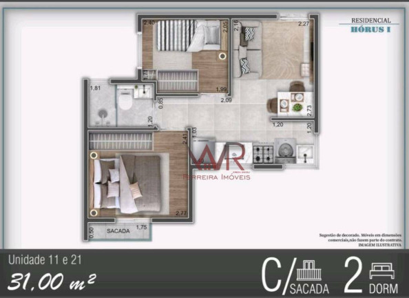 Imagem Apartamento com 2 Quartos à Venda, 31 m² em Vila Matilde - São Paulo Imagem Apartamento com 2 Quartos à Venda, 31 m² em Vila Matilde - São Paulo