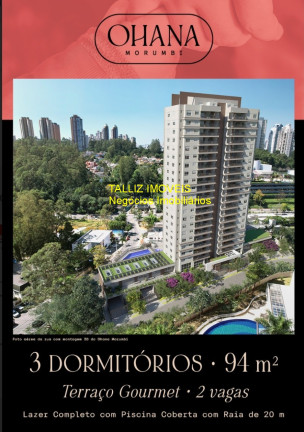 Imagem Apartamento com 3 Quartos à Venda, 95 m² em Ohana - Vila Andrade - São Paulo