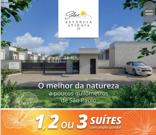 Imagem Casa com 2 Quartos à Venda, 71 m² em Jardim Estância Brasil - Atibaia Imagem Casa com 2 Quartos à Venda, 71 m² em Jardim Estância Brasil - Atibaia