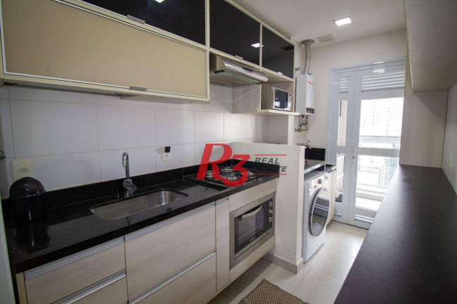 Imagem Apartamento com 1 Quarto à Venda, 57 m² em Gonzaga - Santos