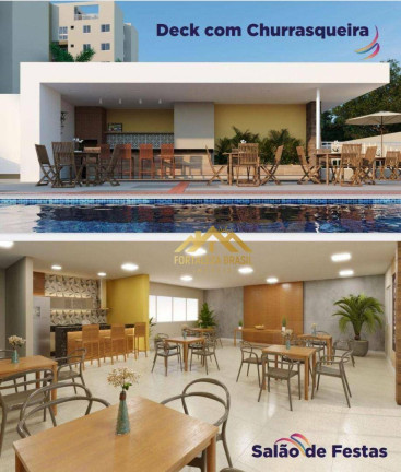 Imagem Imóvel com 2 Quartos à Venda, 49 m² em Quintino Cunha - Fortaleza
