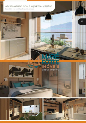 Apartamento com 1 Quarto à Venda, 41 m² em Indaia - Caraguatatuba