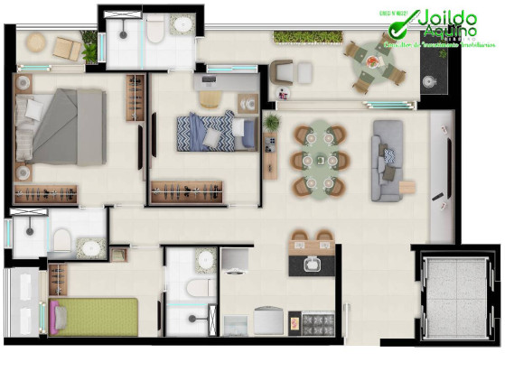 Imagem Apartamento com 2 Quartos à Venda, 55 m² em Aldeota - Fortaleza Imagem Apartamento com 2 Quartos à Venda, 55 m² em Aldeota - Fortaleza