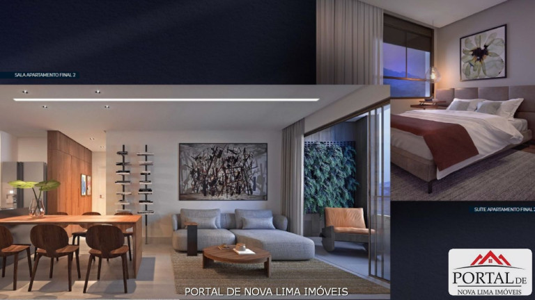 Imagem Apartamento com 3 Quartos à Venda, 114 m² em Vale Do Sereno - Nova Lima Imagem Apartamento com 3 Quartos à Venda, 114 m² em Vale Do Sereno - Nova Lima