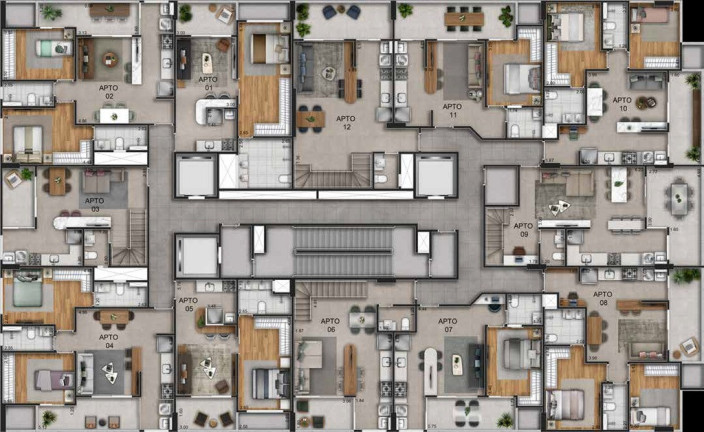 Imagem Apartamento com 2 Quartos à Venda, 71 m² em Park Lozandes - Goiânia