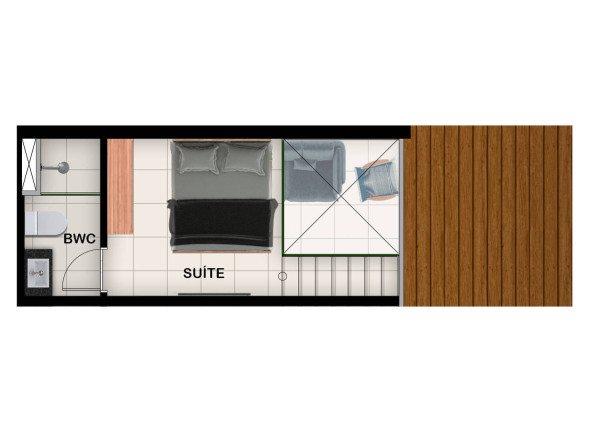 Imagem Apartamento com 1 Quarto à Venda, 23 m² em Centro, Porto De Galinhas - Ipojuca