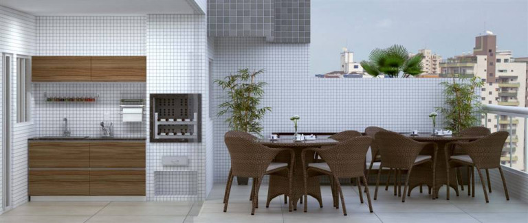 Imagem Apartamento com 3 Quartos à Venda, 101 m² em Ocian - Praia Grande