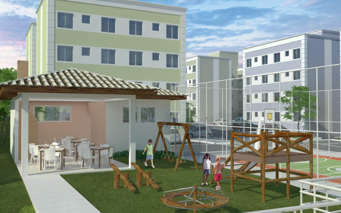 Apartamento com 2 Quartos à Venda, 43 m² em Palmital - Lagoa Santa