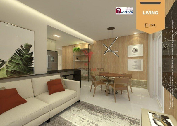 Imagem Apartamento com 2 Quartos à Venda, 74 m² em Barreiros - São José
