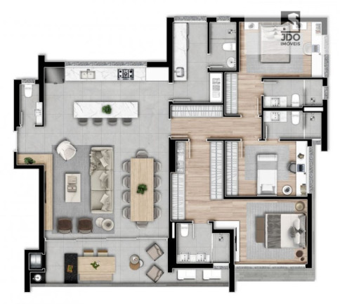 Imagem Apartamento com 3 Quartos à Venda, 170 m² em Bigorrilho - Curitiba Imagem Apartamento com 3 Quartos à Venda, 170 m² em Bigorrilho - Curitiba
