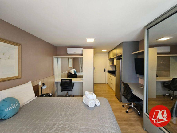 Imagem Studio com 1 Quarto para Alugar, 24 m² em Auxiliadora - Porto Alegre