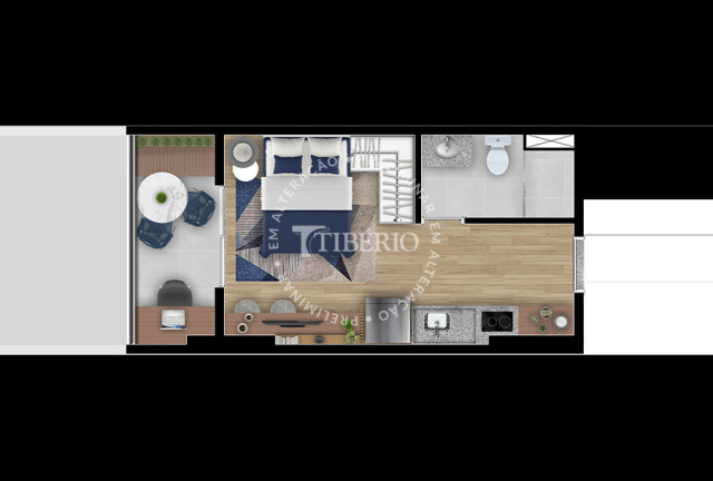 Imagem Imóvel com 1 Quarto à Venda, 24 m² em Mooca - São Paulo