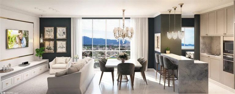 Imagem Apartamento com 2 Quartos à Venda, 88 m² em Perequê - Porto Belo