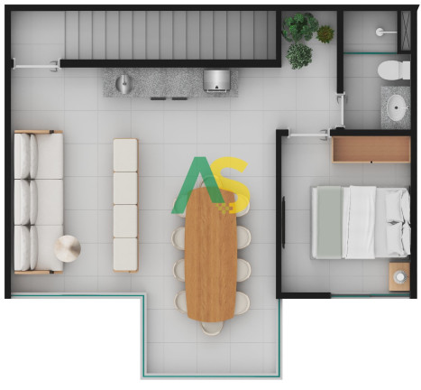 Imagem Flat com 1 Quarto à Venda, 38 m² em Praia Dos Carneiros - Tamandaré Imagem Flat com 1 Quarto à Venda, 38 m² em Praia Dos Carneiros - Tamandaré