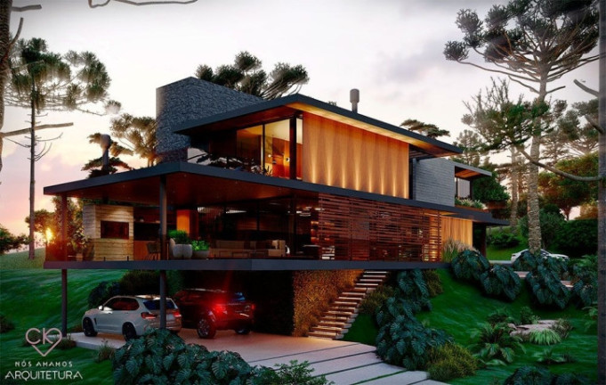 Imagem Casa de Condomínio com 4 Quartos à Venda, 676 m² em Condomínio Aspen Mountain - Gramado
