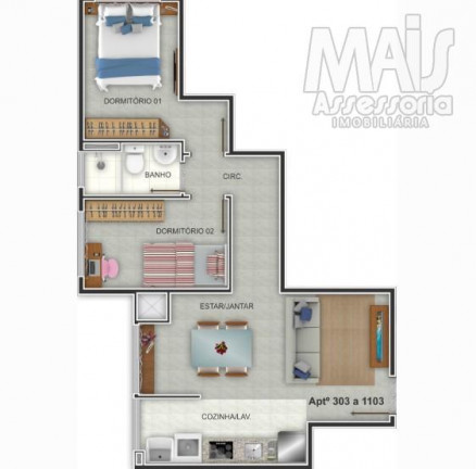 Imagem Apartamento com 2 Quartos à Venda, 54 m² em Guarani - Novo Hamburgo Imagem Apartamento com 2 Quartos à Venda, 54 m² em Guarani - Novo Hamburgo
